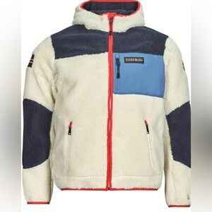 Napapijri men’s Fleece Full Zip. Size Large